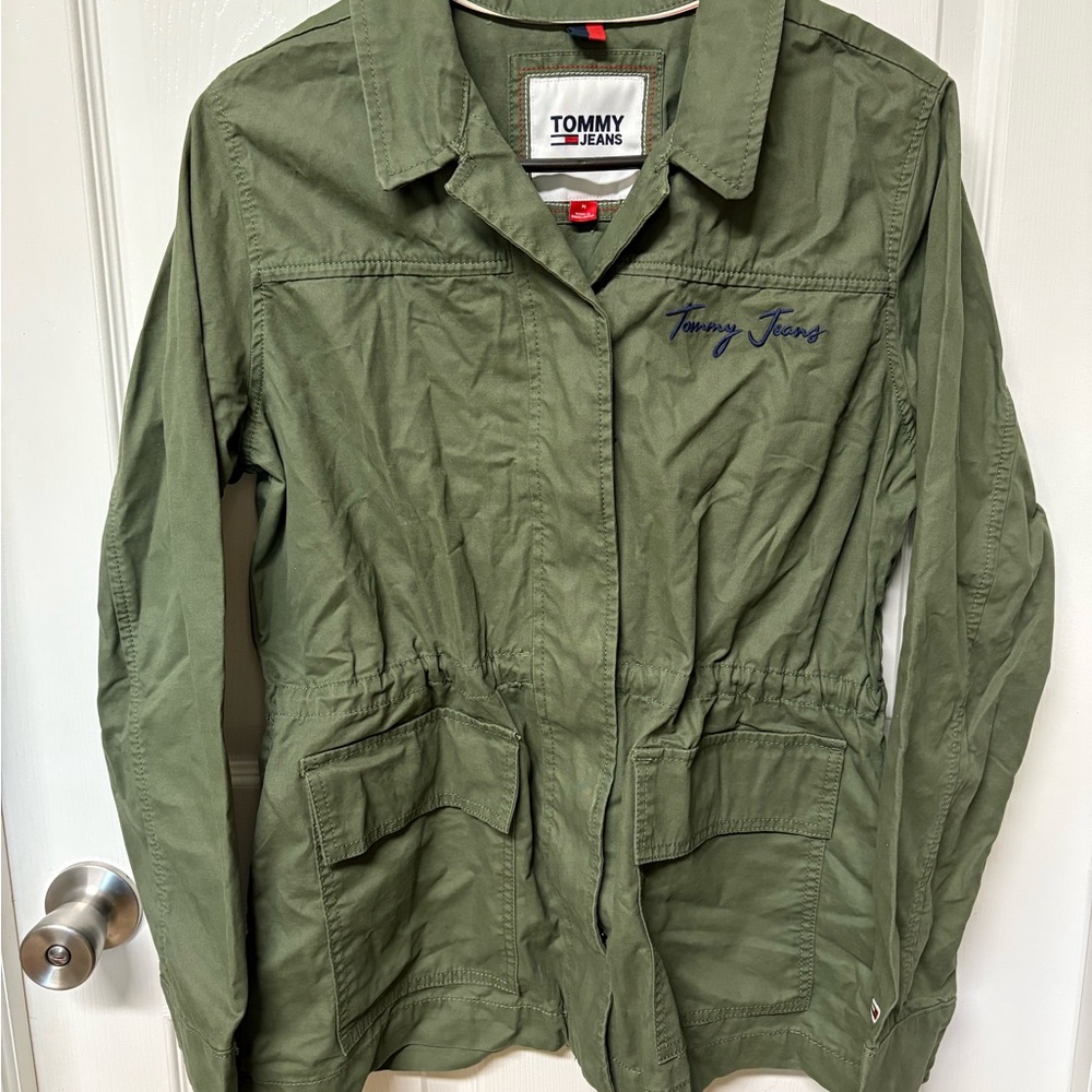 Tommy Hilfiger Women's Olive Utility Jacket